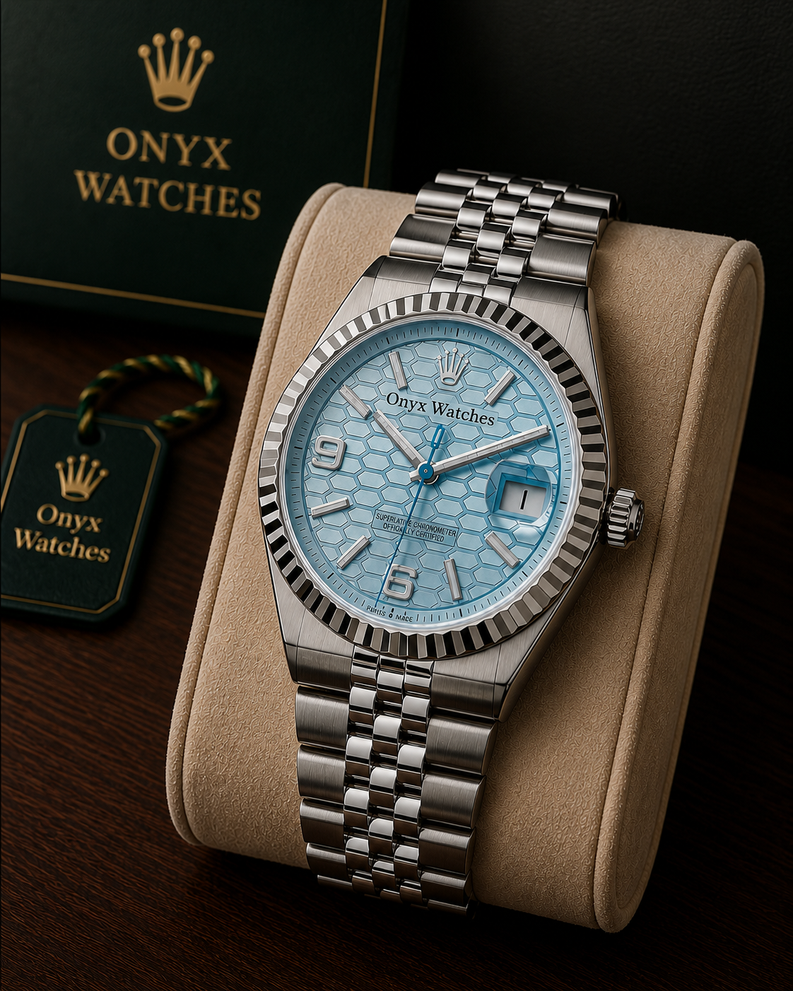 Onyx Luxury Chain Watch