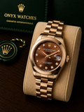 Onyx Luxury Chain Watch