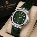Onyx Patek Philippe Genve - Leather Strap